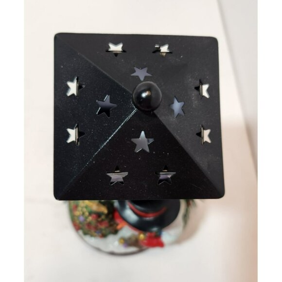 Bradford Exchange Be Merry Shine Bright Snowman Lantern11" Dona Gelsinger - Picture 12 of 16